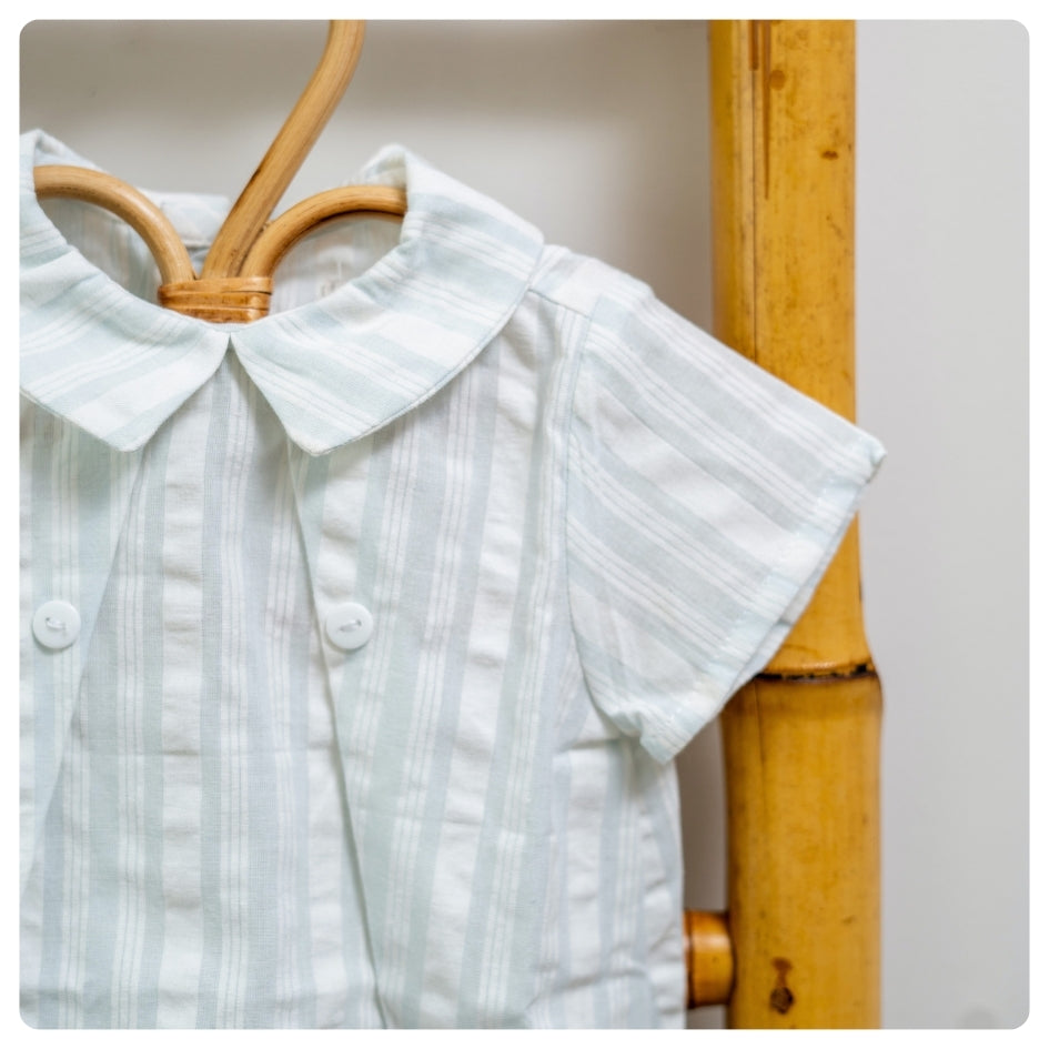 Body vintage rayas menta