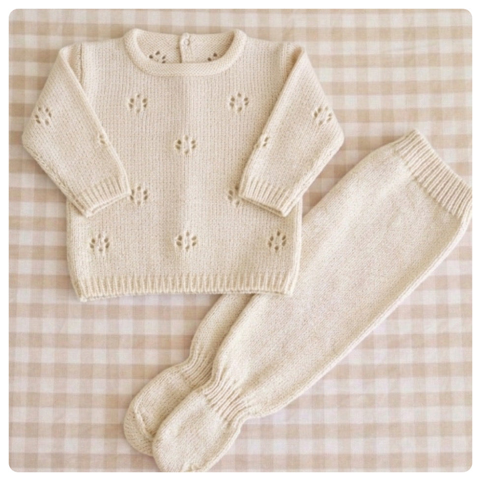 Conjunto dralon beige