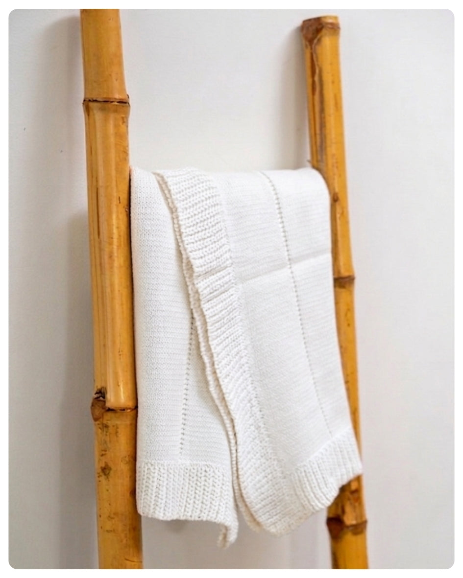Rebozo dralon blanco