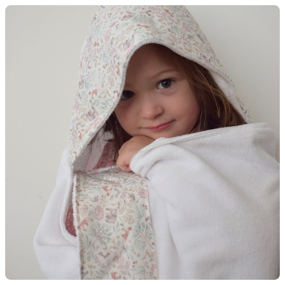 Toallón rectangular Bosque menta