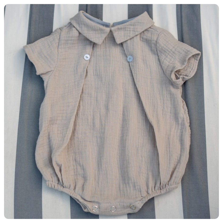 Body vintage muselina beige
