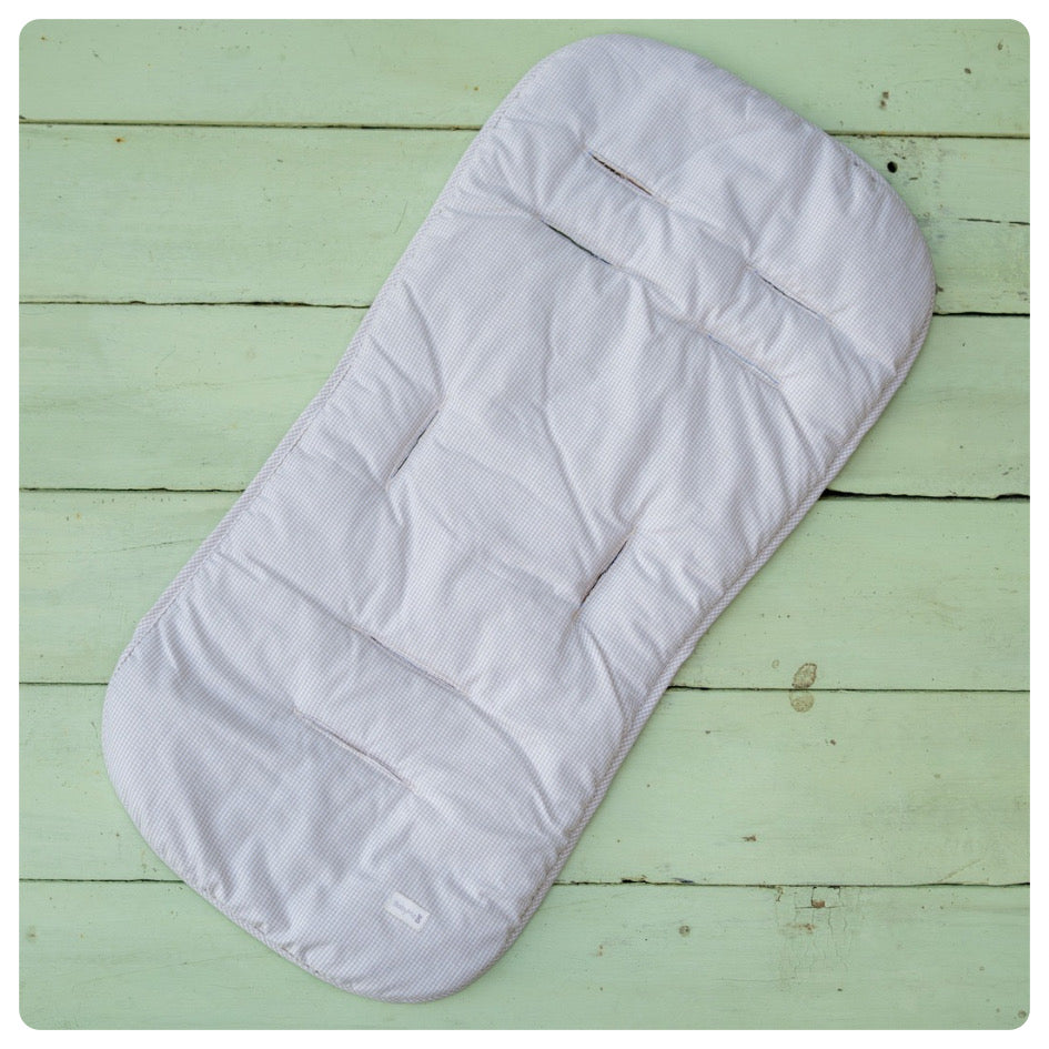 Colchón de coche universal Vichy beige - PREVENTA