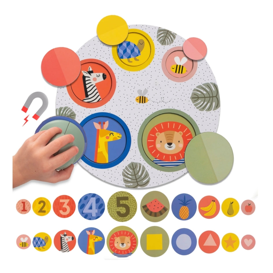 Puzzle magnético