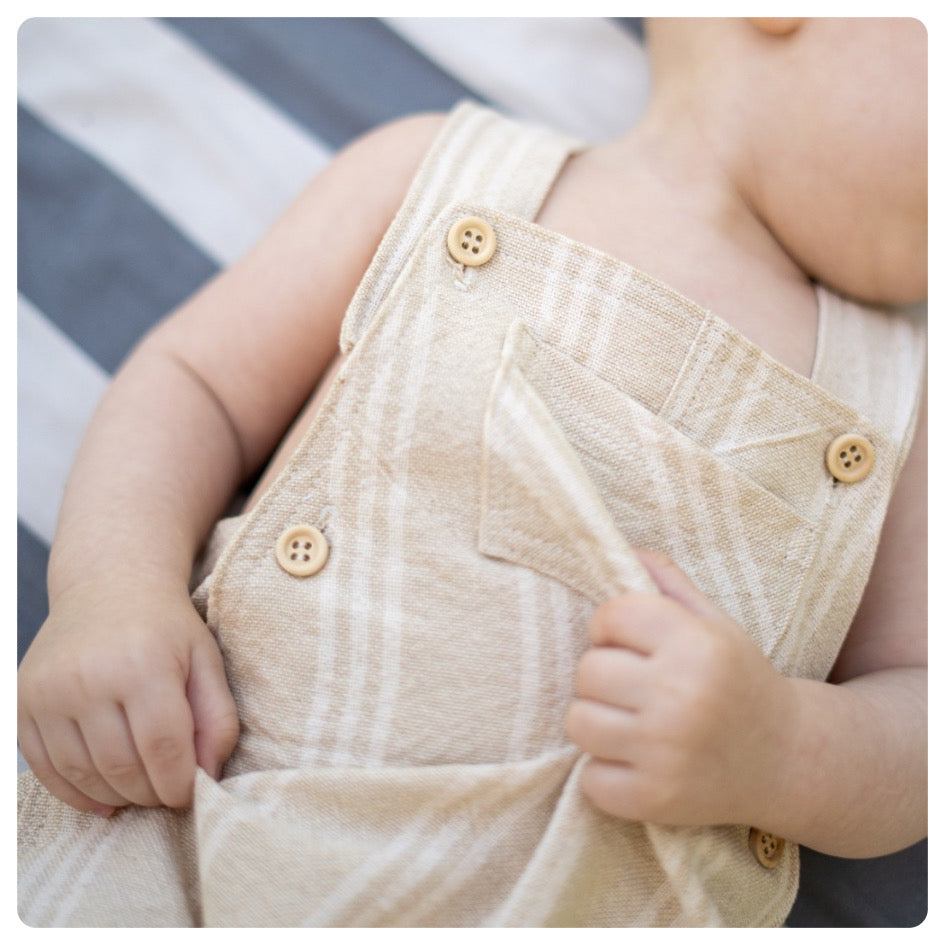 Enterito clásico lino cuadritos