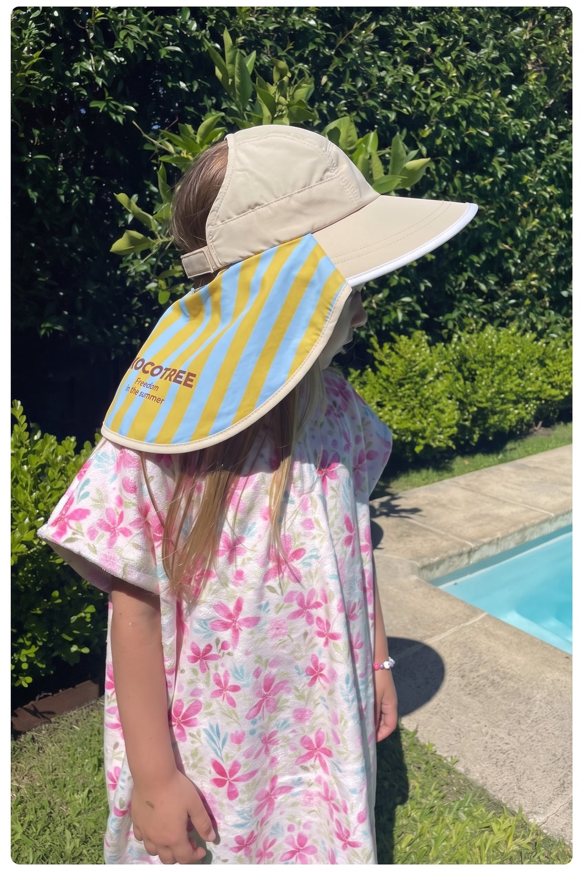 Gorro rayas amarillo/celeste Kocotree
