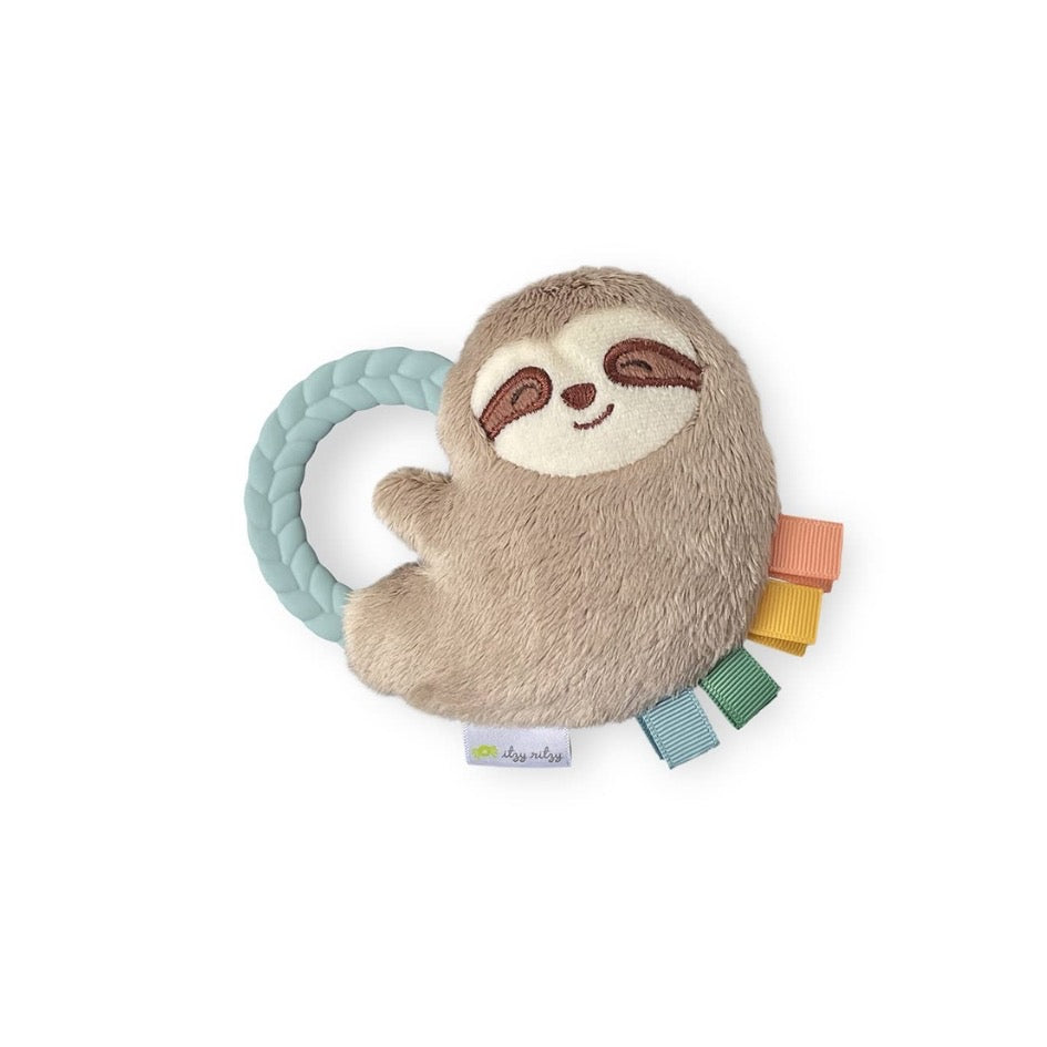 Sonajero de peluche con agarre Itzy Ritzy Pal perezoso