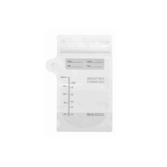 Bolsas para leche materna 200ml (30pcs) Boboduck – pre esterilizadas con doble cierre