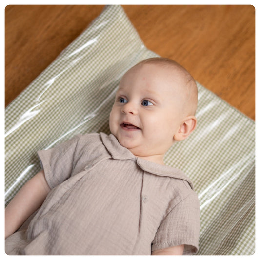 Cambiador antivuelco Vichy green - PREVENTA