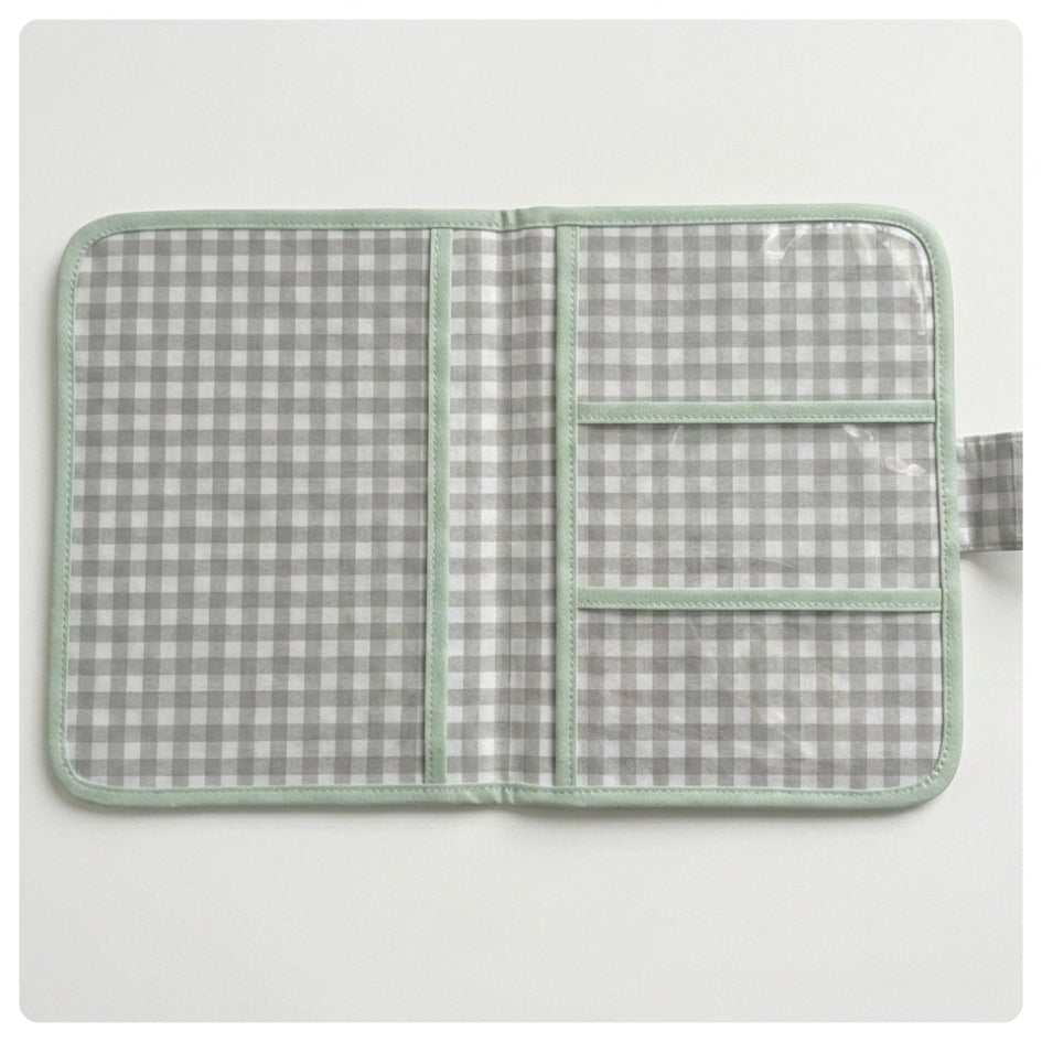 Portadocumentos vichy verde