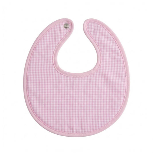 Babero vichy rosado