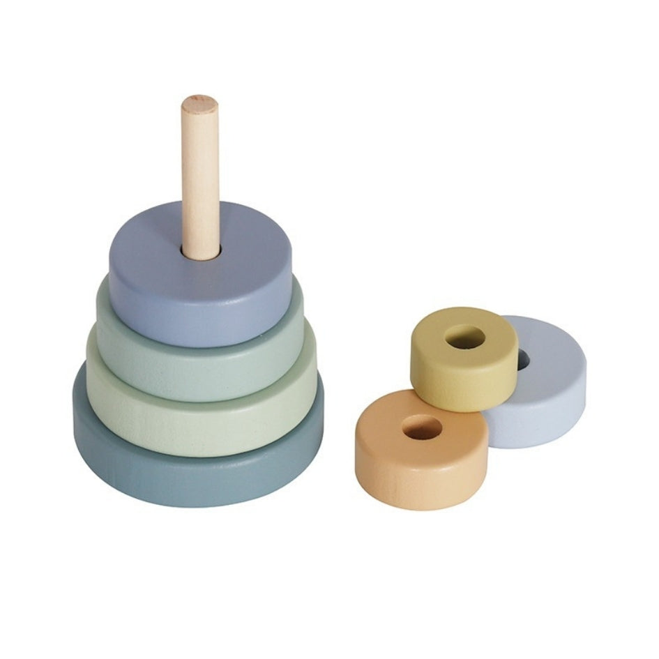 Arcoiris de madera Montessori 3 en 1