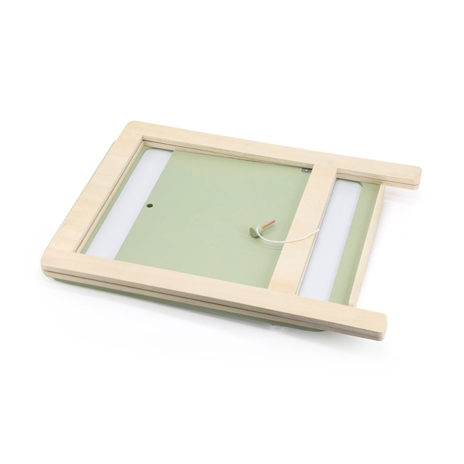 Doble pizarrón imantado con altura ajustable