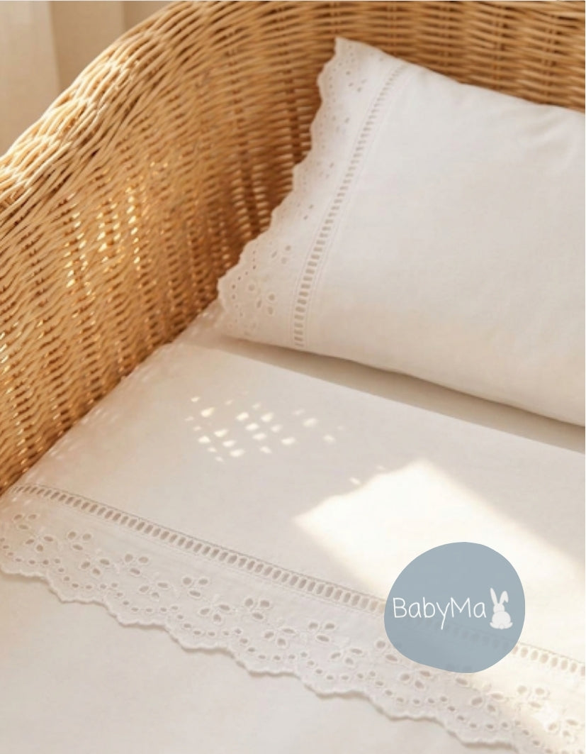 Juego de sábanas colecho o moisés