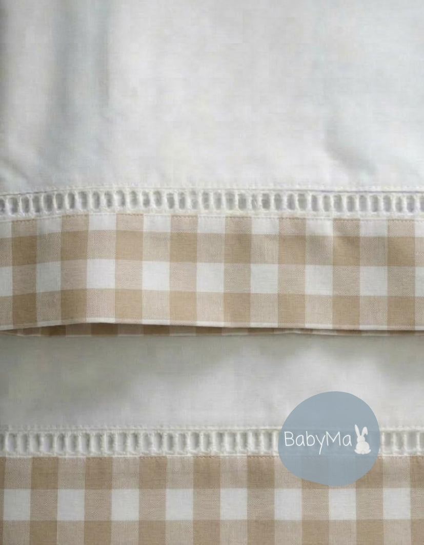 Juego de sábanas cuna funcional o practicuna