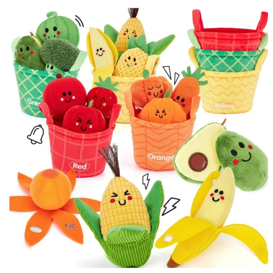 Pack de frutas y verduras sensoriales