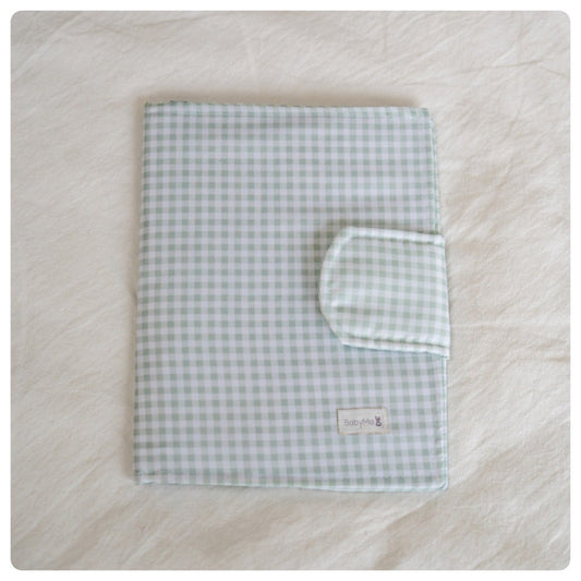 Porta carnet pediátrico Vichy green
