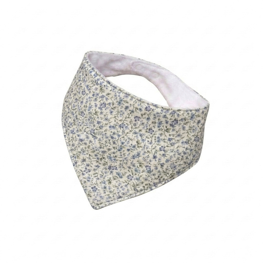 Babero bandana flores verdes