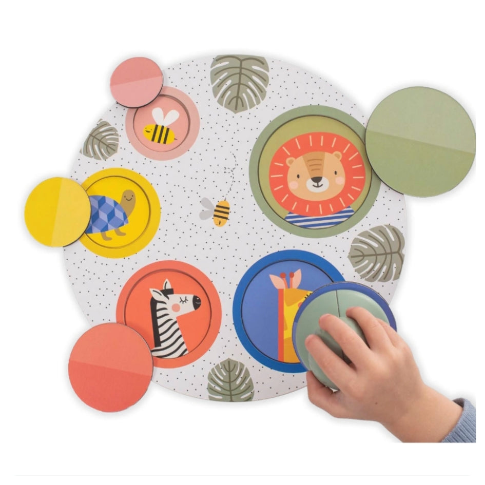 Puzzle magnético