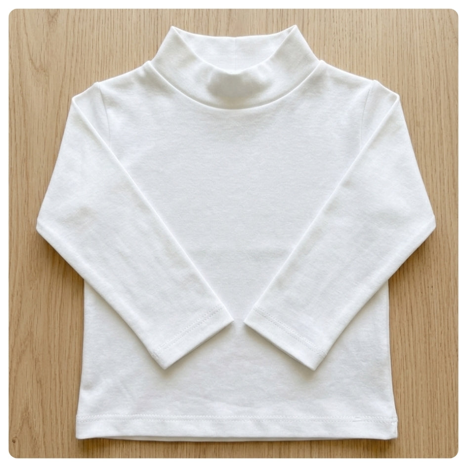Polera algodón blanca