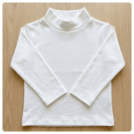 Polera algodón blanca