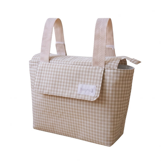 Medium Bag paseo vichy beige