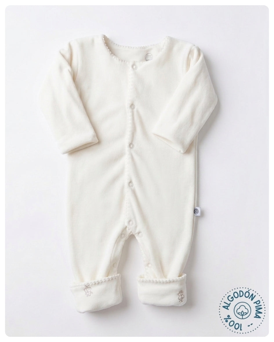 Enterito Pima globitos y elefantes reversible plush