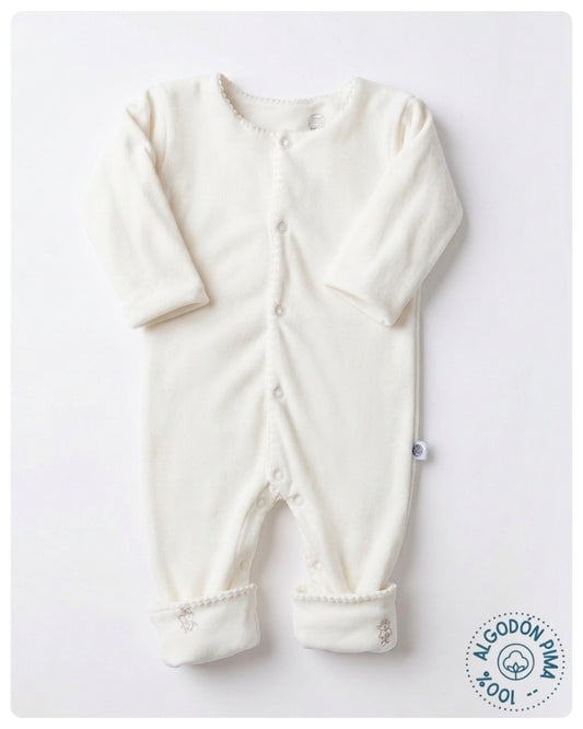 Enterito Pima globitos y elefantes reversible plush