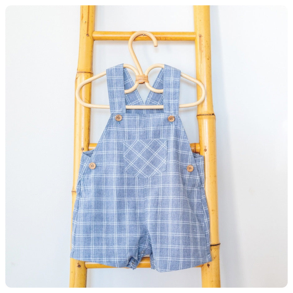 Enterito clásico azul cuadritos