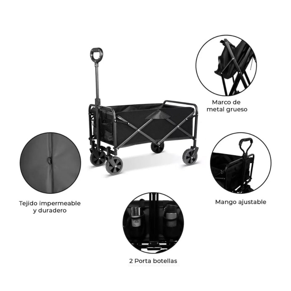 Carrito plegable multiuso