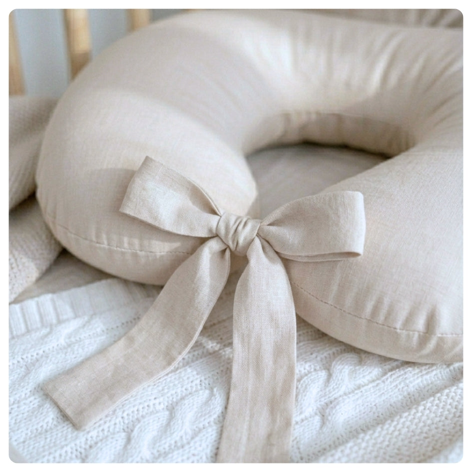 Almohadón de lactancia beige