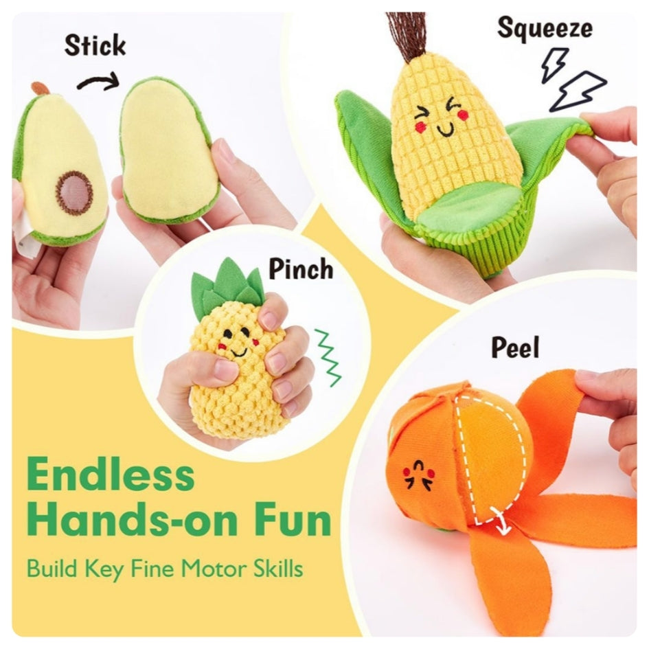 Pack de frutas y verduras sensoriales