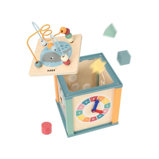 Cubo didáctico 5 en 1