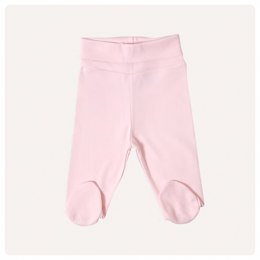 Pelele algodón pima rosado pretina ancha