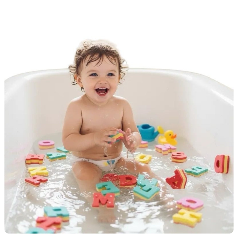 Abecedario y números de goma eva