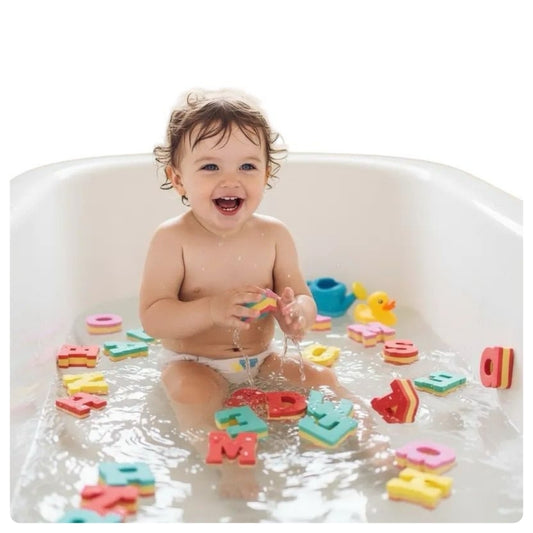 Abecedario y números de goma eva