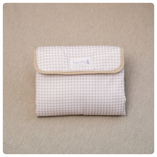 Cambiador portátil impermeable Vichy rosa viejo