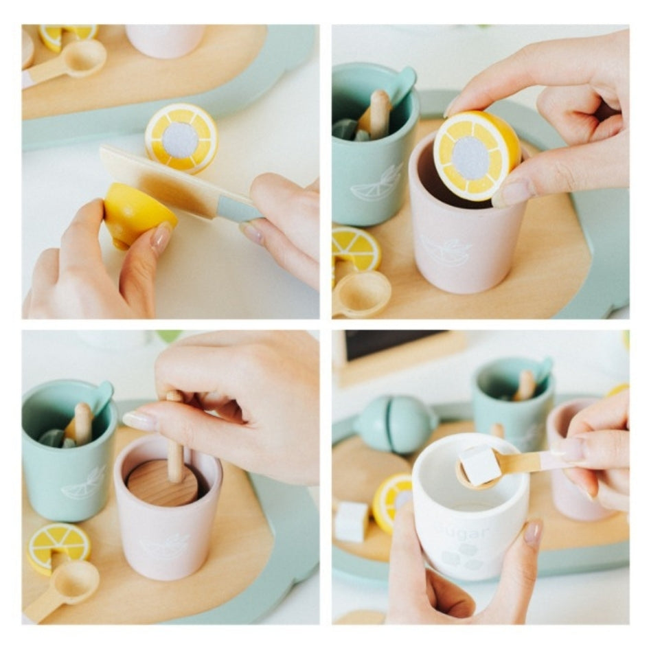 Juego de té y limonada