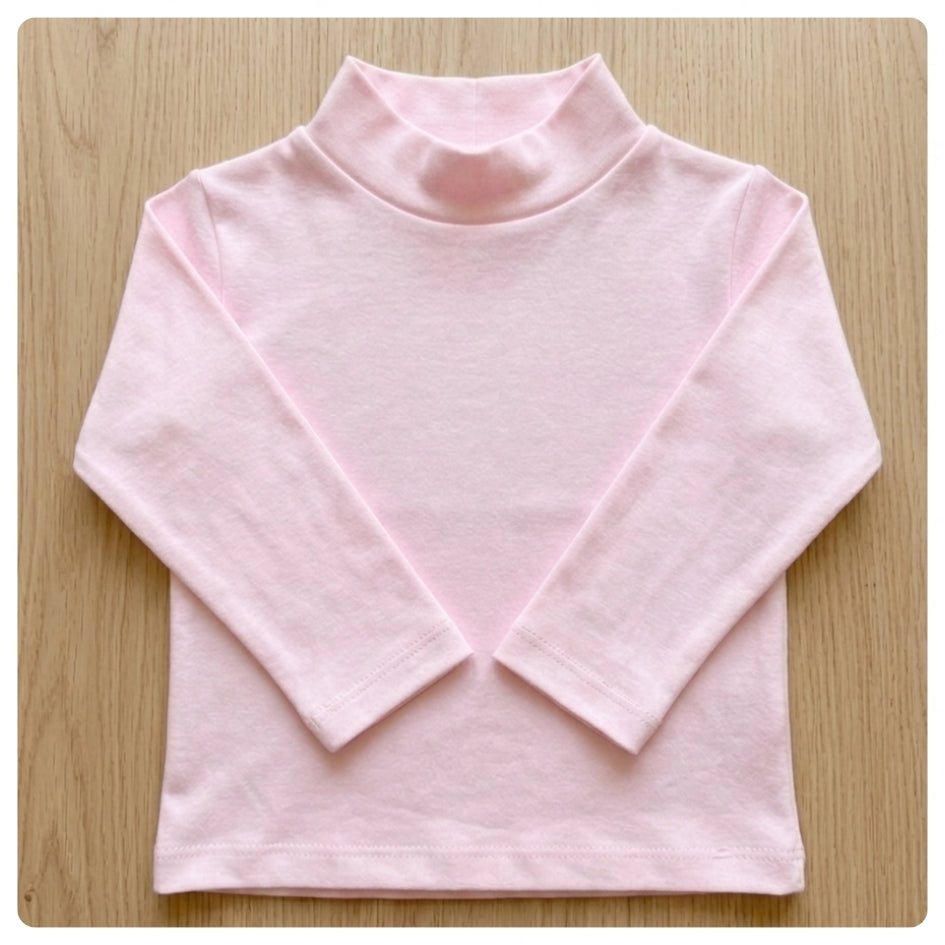 Polera algodón rosada