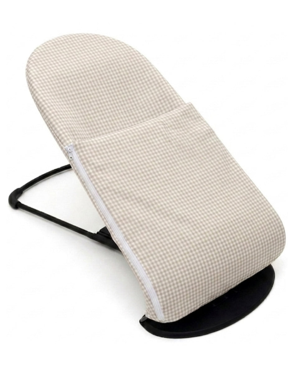Mecedora Slim invierno Vichy beige chico