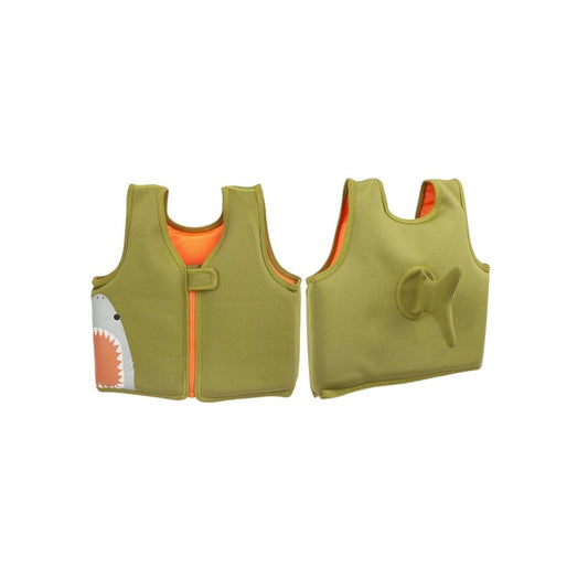 Chaleco flotador verde con cierre