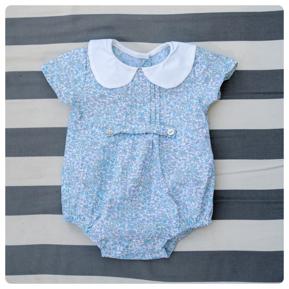 Body vintage flores menta