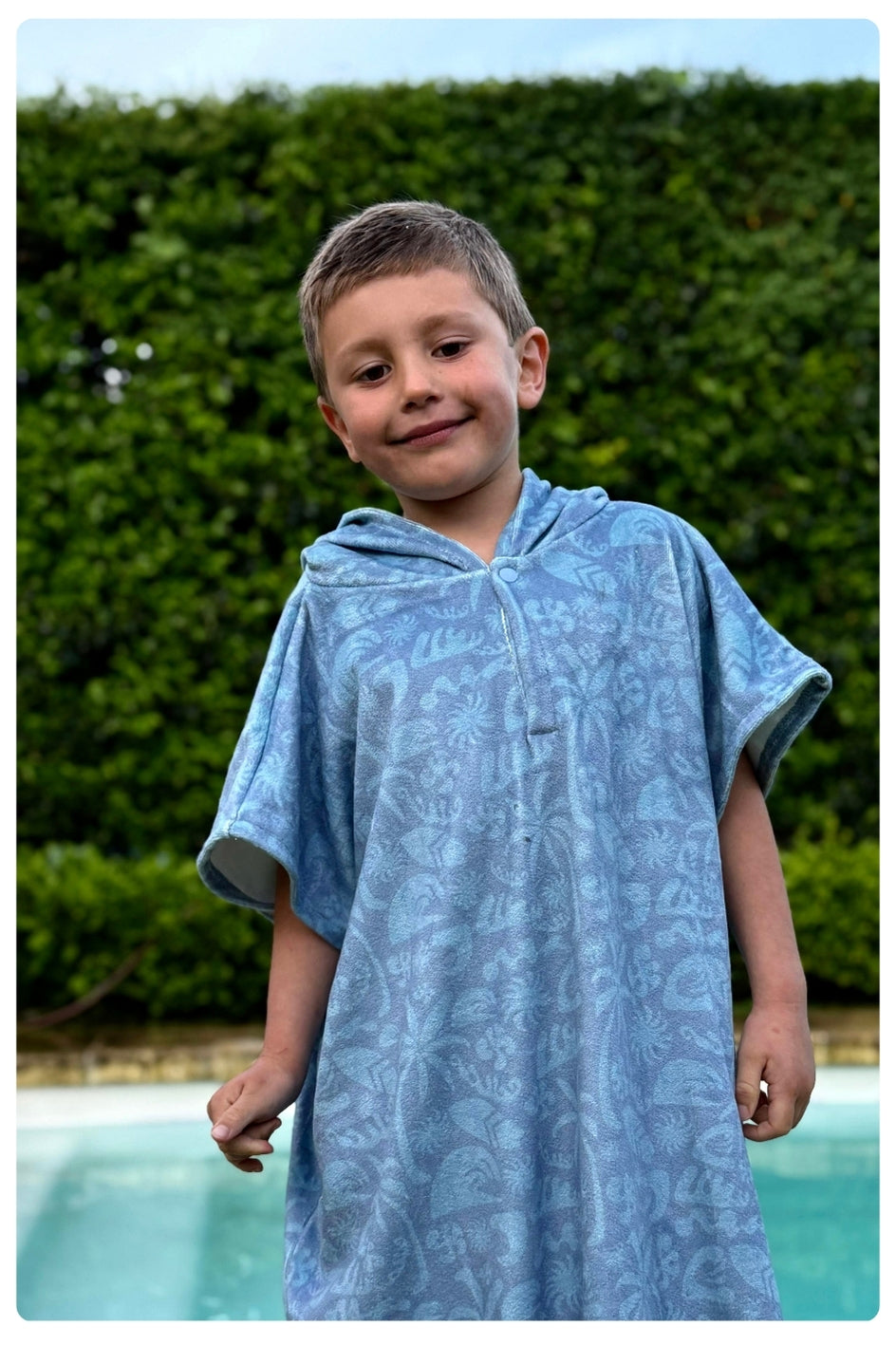 Poncho Blue Surf - PREVENTA