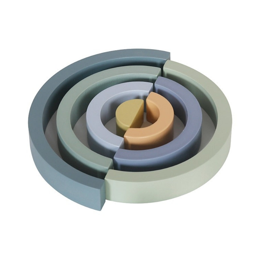 Arcoiris de madera Montessori 3 en 1