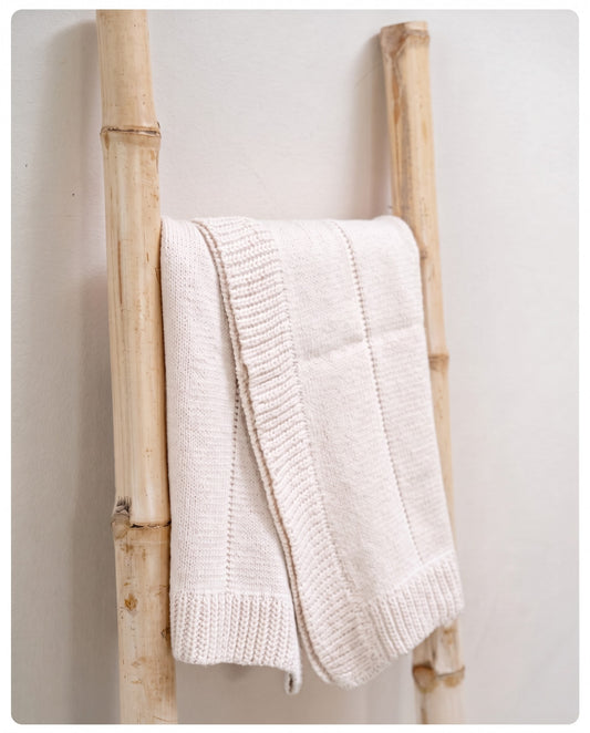 Rebozo hilo o dralon clásico blanco