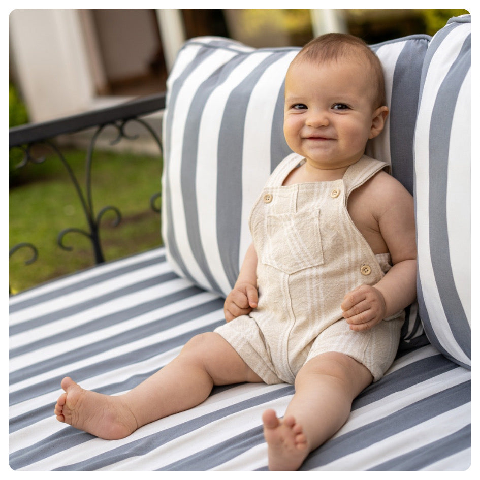 Enterito clásico lino cuadritos