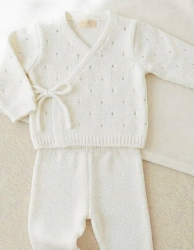 Conjunto primera muda de hilo cruzado BabyMa