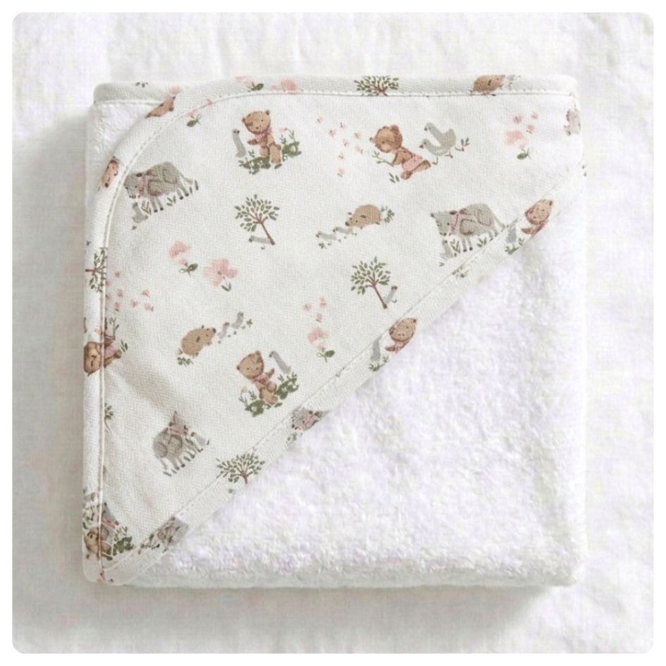 Toallón con sistema agarre Animalitos