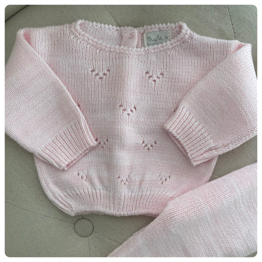 Conjunto dralon rosado