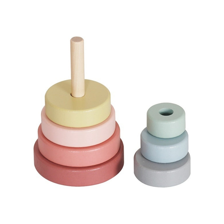 Arcoiris de madera Montessori 3 en 1