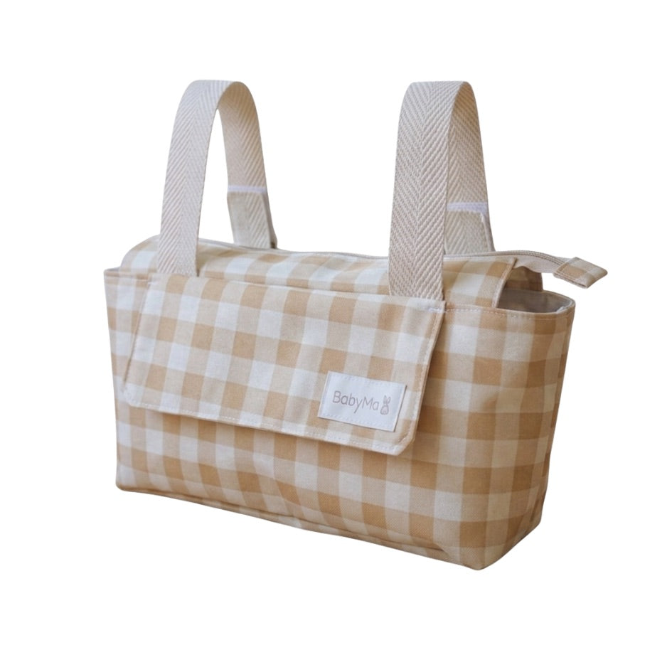 Mini Bag paseo Vichy mostaza